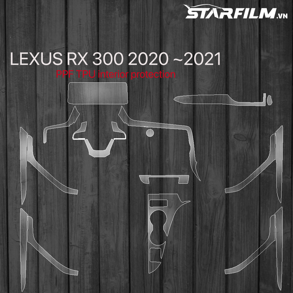 Lexus RX300 2021 PPF TPU nội thất chống xước tự hồi phục